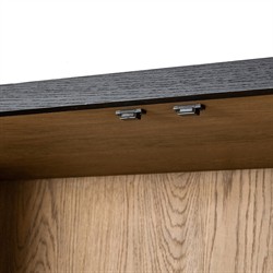 Clarence Modern Classic Black Oak Display Case|