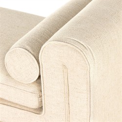 Brianne Modern Classic Cream Performance Bedroom Bench|