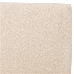 Eugene Modern Classic Cream Boucle Performance Bed - Queen|