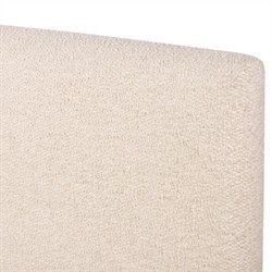 Eugene Modern Classic Cream Boucle Performance Bed - Queen|