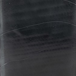 Pierce Modern Classic Smoked Cast Glass Black Iron Bar Cart|