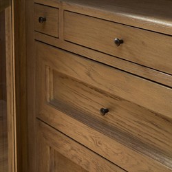 Sussex Drifted Oak Wide Cabinet|