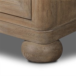 Sussex Drifted Oak Wide Cabinet|