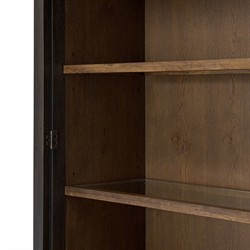 Sussex Smoked Black Wide Cabinet|