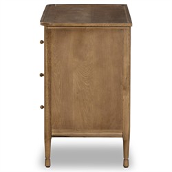 Franny Saddle Brown Oak Chest|