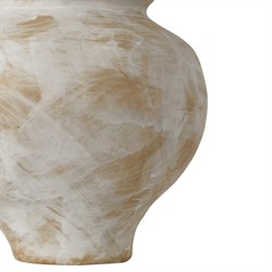 Caelum  Coastal Beach  Antique White Porcelain Vase - Set of 2|