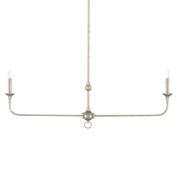 Britanny French Country Champagne Linear Chandelier|