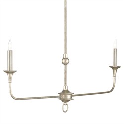 Britanny French Country Champagne Linear Chandelier|