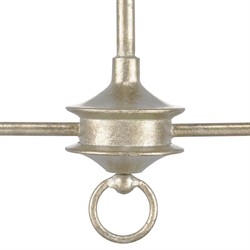 Britanny French Country Champagne Linear Chandelier|