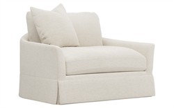 Hartwell Heathered Ivory Performance Chair and a Half|