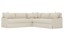 Hartwell Whipped Cream Textured Boucl+? Corner Sectional - 118&quot;|
