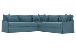 Hartwell Lakeside Performance Velvet Corner Sectional - 118"|