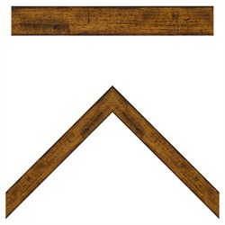 Ashby Traditional Green Bridge Brown Walnut Frame Painting - 8x10|