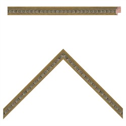 Lilou French Country White Spirea Gold Beaded Frame Illustration - 16x12|