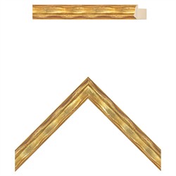 Brooks Traditional Brown Hunting Dog Gold Frame Painting - 12x16|