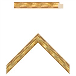 Meridee Traditional Green Hummingbird Gold Frame Illustration - 12x16|