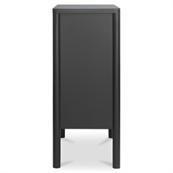 Riona Modern Classic Black Pine Wood Cabinet|