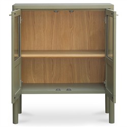Riona Modern Classic Green Pine Wood Cabinet|
