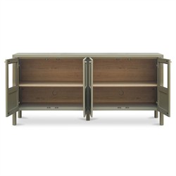 Riona Modern Classic Green Pine Wood Sideboard|