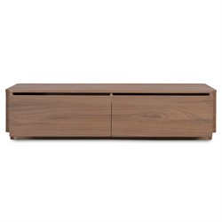 Rex Modern Classic Brown Walnut Rectangular Storage Coffee Table|