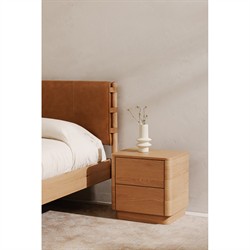 Rex Modern Classic Natural Oak Nightstand|