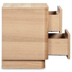 Rex Modern Classic Natural Oak Nightstand|