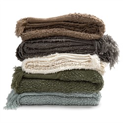 Murphy Modern Classic Blue Oversized Throw Blanket|