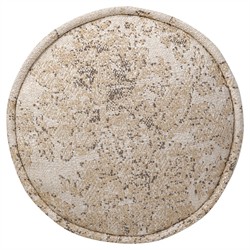 Elisha Updated Traditional Natural Damask Bolster Pillow - 8x48|