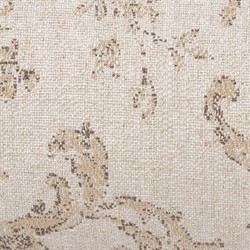 Elisha Updated Traditional Natural Damask Bolster Pillow - 8x48|