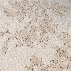 Elisha Updated Traditional Natural Damask Bolster Pillow - 8x48|