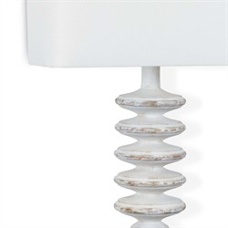 Fishbone Coastal Beach Whitewash Birch Wood Sconce|
