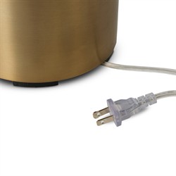 Amoura Modern Classic Aged Brass Iron Task Floor Lamp|