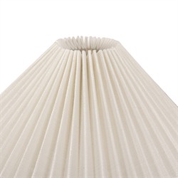 Leone French Country Bronze Iron Pleated Shade Armed Sconce|