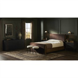 Leone French Country Bronze Iron Pleated Shade Armed Sconce|