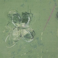 Selah Modern Classic Green Floral Brown Oak Frame Painting - 24x24|