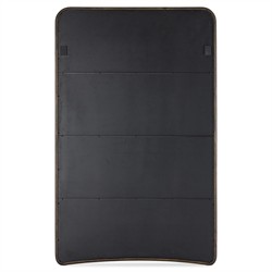 Nova Modern Classic Aged Brown Mango Wood Full Length Floor Mirror|