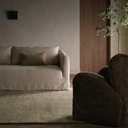 Jovana Updated Traditional Olive Wool Shag Solid Hand Knotted Rug - 6'x9'|