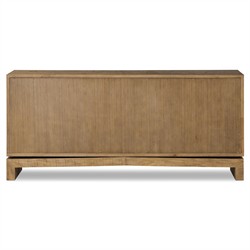 Rayan Rustic Lodge Natural Brown Reclaimed Wood Double Dresser|