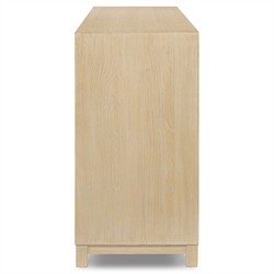 Clarence Modern Classic Light Bleached Oak Double Dresser|