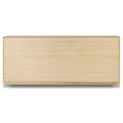 Clarence Modern Classic Light Bleached Oak Double Dresser|