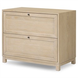 Clarence Modern Classic Light Bleached Oak Nightstand|