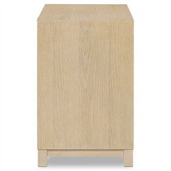 Clarence Modern Classic Light Bleached Oak Nightstand|