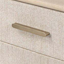 Rosal Modern Classic Light Oak Natural Woven Rush Double Dresser|