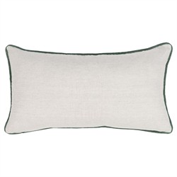 Marshall French Country Natural Cotton Floral Lumbar Pillow - 14x26|