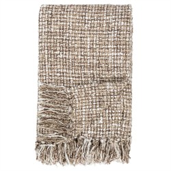 Darian Updated Traditional Natural Cotton Reversible Throw Blanket|