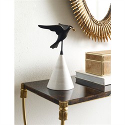 Monty Updated Traditional Brown Hair On Hide Decorative Box|