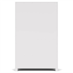 Riona Modern Classic White Pine Wood Woven Rattan Display Case|