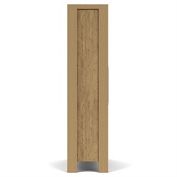 Melanie Modern Classic Brown Oak Display Case|