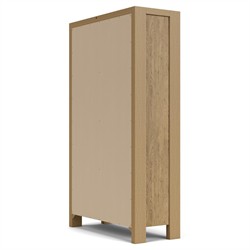 Melanie Modern Classic Brown Oak Display Case|