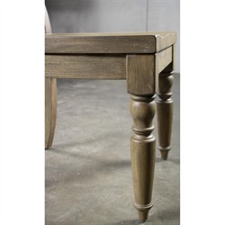 Isabella French Country Brown Wood Cross Back Dining Chair|